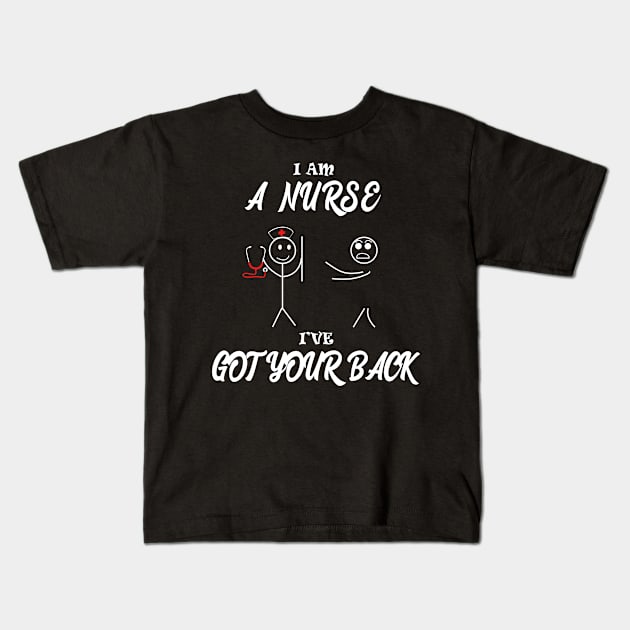 A nurse have got your back Kids T-Shirt by Yaman